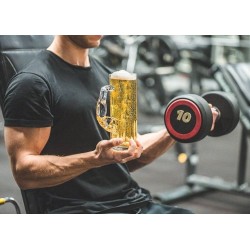 Chope de bière muscle