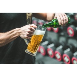 Chope de bière muscle