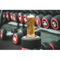 Chope de bière muscle