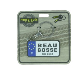 Porte-Clés Original BEAU GOSSE - Clefs Clés de Maison Voiture Idée Cadeau  Humoristique pour Homme - DLP Derrière La Porte Gris - Cdiscount Bagagerie  - Maroquinerie