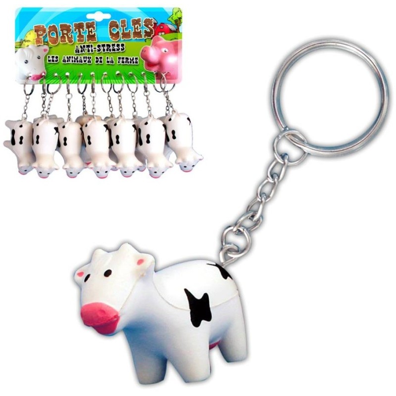 cadeau vache agricole porte cles