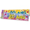 Banderole anniversaire 20 ans