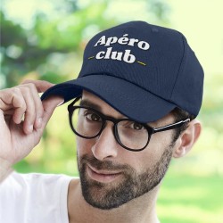 Casquette homme apéro club