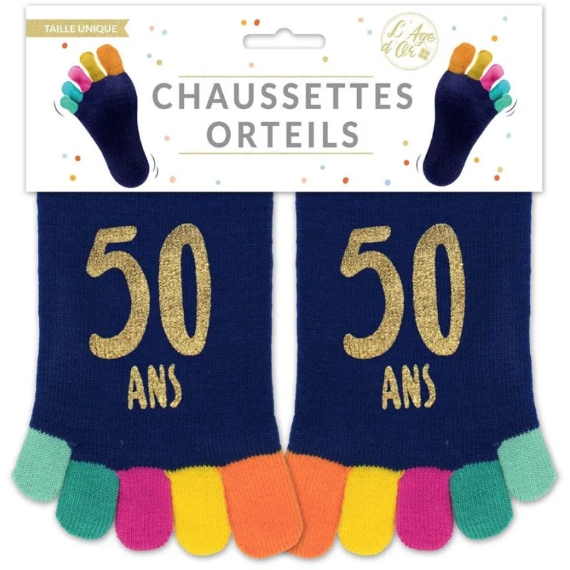 Drôles de chaussettes 50 ans