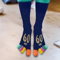 Chaussettes à orteils - Cadeau 60 ans