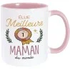 Mug rose meilleure maman