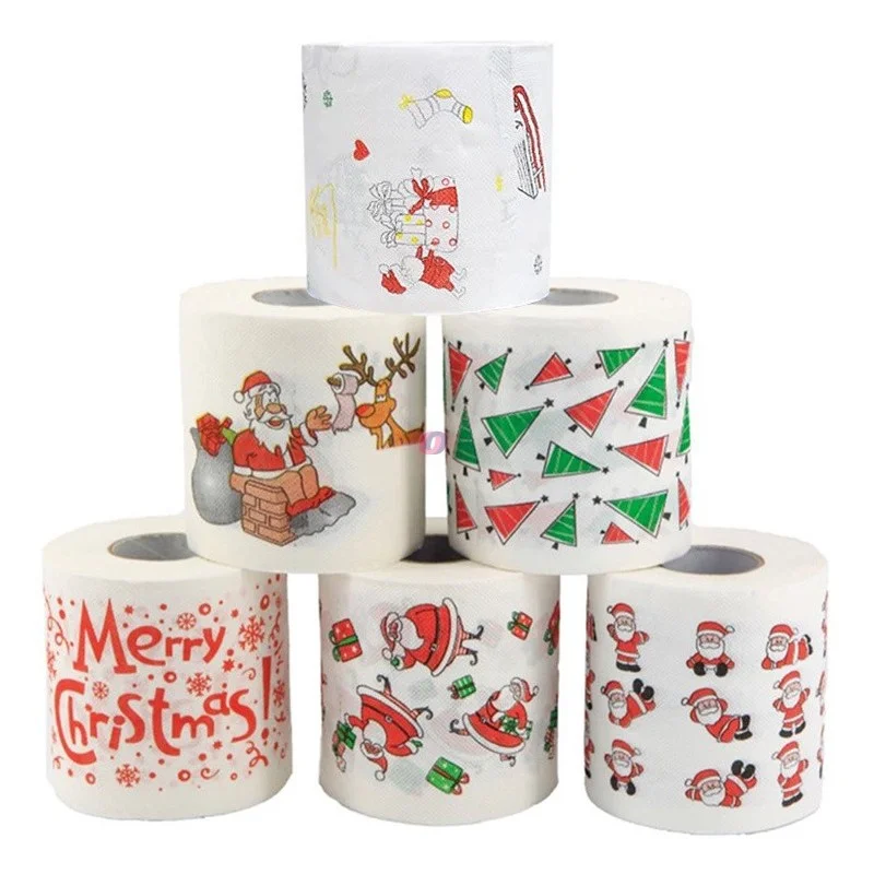 Papier toilette de noël