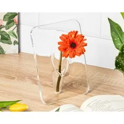 Cadre vase transparent