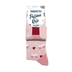 Chaussettes humour Duo Passion Rosé