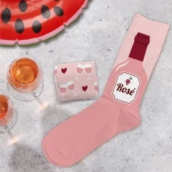 Chaussettes humour Duo Passion Rosé