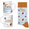 Coffret mug chaussettes frère d'exception