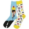 Chaussettes duo passion cyclisme