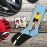 Chaussettes duo passion cyclisme