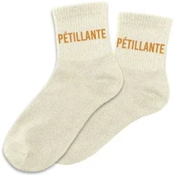 Chaussettes paillettes pétillante