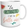 Mug retraite la belle vie