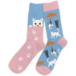 Chaussettes duo passion chats