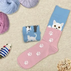 Chaussettes duo passion chats