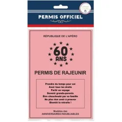 Permis de la 60 aine