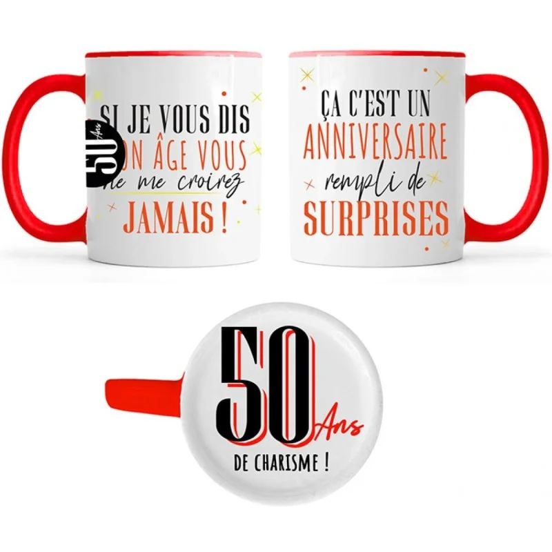 Mug anniversaire 50 ans