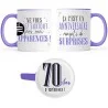 Mug anniversaire 70 ans