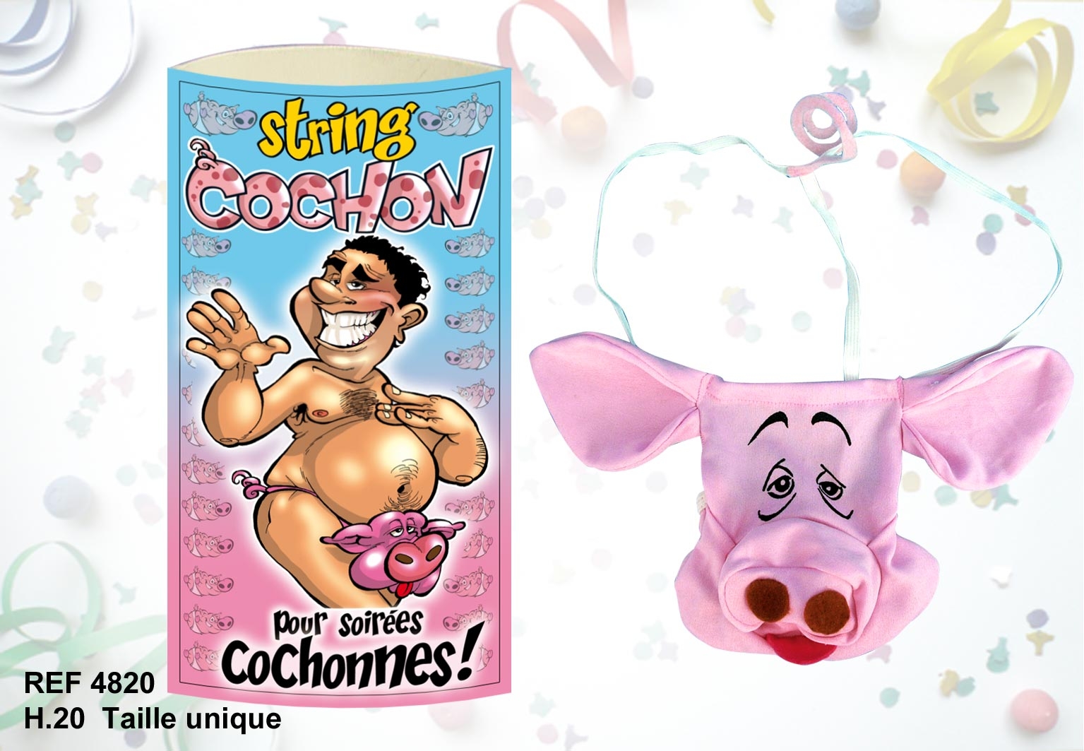 Le String Cochon String Humoristique