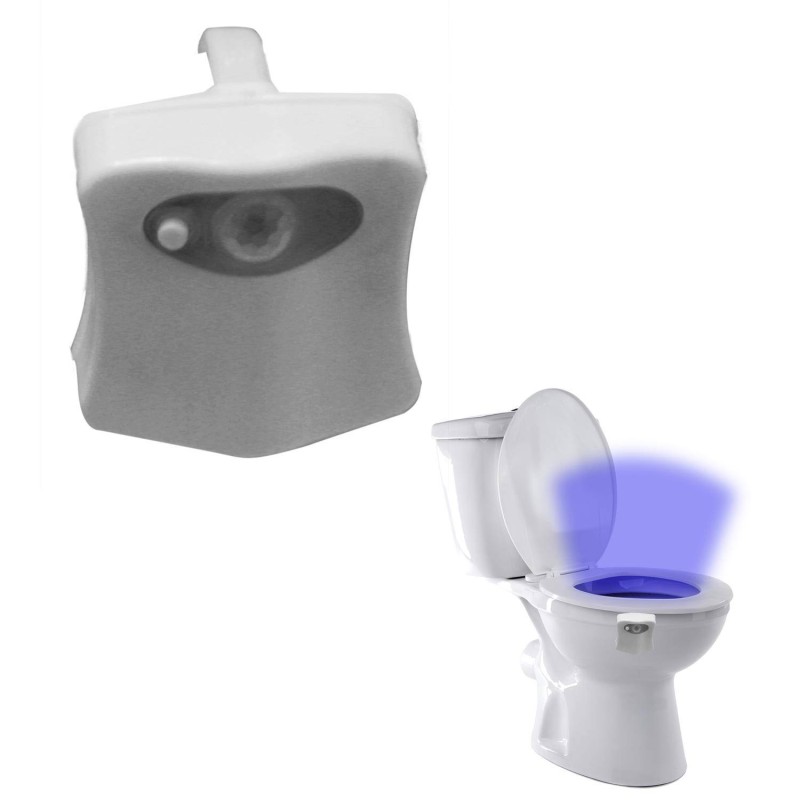 Lampe de toilettes LED 8 couleurs - Lumières pour WC
