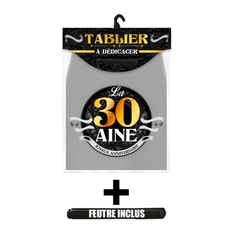 Tablier anniversaire 30 ans homme